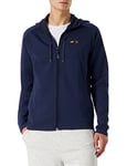 AS Roma 2022/23 Season Travel Zip Thru Hoodie, Men, Navy, M