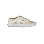 Vans Beige Polyester Femmes Basket Authentic