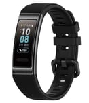 Strap-it Bracelet silicone - compatible pour Huawei Band 3 / 4 Pro (noir)