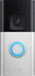 Ring - Battery Video Doorbell Plus Satin Nickel