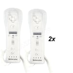 2x MOTION PLUS REMOTE CONTROLLER FOR NINTENDO WII U + SILICON + STRAP + WARRANTY