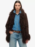 Superdry Faux Fur Lined Afghan Coat