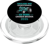 Einzelkind War Gestern Ich Werde Großer Bruder 2025 Tracteur PopSockets PopGrip pour MagSafe