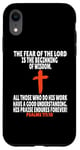 iPhone XR Psalms 111:10 Bible Verses Scripture Case