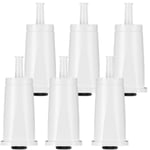 6 Pack Coffee Machine Water Filters for Sage Barista Express, Claroswiss, Barista Pro, Barista Touch, BES008 Replacement SES008WHT0NEU1, SES810, SES875, SES880, SES920, SES980, SES990