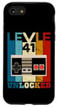 iPhone SE (2020) / 7 / 8 Level 41 Unlocked: Vintage Video Game Controller 41 Birthday Case