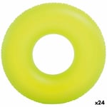 Bouée Gonflable Donut Intex Neon 91 x 91 cm [24 Unités]