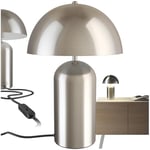 TecTake® Lampe de table rétro style années 70 Lampe à poser salon Lampe de chevet champignon Lampe vintage Lampe design pour table de nuit, salon, chambre, bureau, dressing, entrée