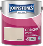 Johnstones One Coat Matt Emulsion Paint - Seashell 2.5L