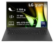 LG Gram 16" QHD+/U5-125H/16Go/512Go/W11P Noir