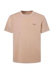 Pepe Jeans Jacko Long T-Shirt, Marron (Beige béton), XL Homme