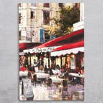 Champs Elysees 2 Tile Plaque Sign Wall Art Paris Scene Brent Heighton 30x 20cm