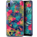 Caseink Coque pour Samsung Galaxy A10 (6.2) Gel HD [ Nouvelle Collection - Souple - Antichoc - Imprimé en France] Couleurs des Tropiques