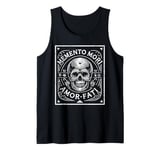 Stoic Philosophy Memento Mori Amor Fati Skull Stoicism Quote Tank Top