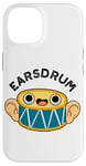 Coque pour iPhone 14 Drôle de batterie Ears-Drum Pun