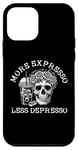 Coque pour iPhone 12 mini Plus d'expresso Moins de Depresso Funny Coffee Expresso Lover