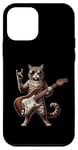 Coque pour iPhone 12 mini Retro Cat Rock Music Men Kids Women Funny Kitten Cat Rock