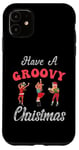 iPhone 11 Groovy Christmas Office Party Dancing Outfits For Women Case