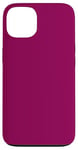 Coque pour iPhone 13 Couleur esthétique rose foncé