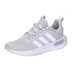 adidas Women's Racer TR23 Shoes, Grey one/Cloud White/Clear Pink, 7.5