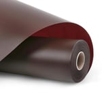 LOKLIK Rouleau Marron foncé de Vinyle Permanent Adhésif Matte Tissus Textiles 1 pc 30.5 x 180 cm, Standard