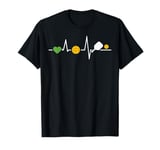 Pickleball Player Heartbeat Monitor Pickleball Lover Gift T-Shirt