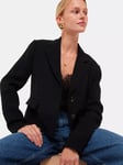 Whistles Ultimate Crepe Blazer, Black