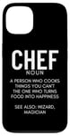 Coque pour iPhone 13 Définition du chef Funny Cook Cooking Chefs