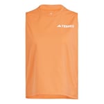 adidas Women's Terrex Multi Climacool Tank Top, semi Impact Orange, 3XL