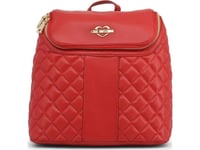 Moschino Moschino, Love, Synthetic Leather, Backpack, Red, Pockets 2, For Women For Women