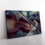 Big Box Art Violin Instrument (3) Canvas Wall Art Print Ready to Hang Picture, 76 x 50 cm (30 x 20 Inch), Multi-Coloured