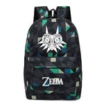 The Legend of Zelda Anime skolryggsäck Casual Daypack Ryggsäck Cool bokväska