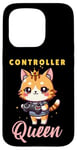 iPhone 15 Pro Controller Queen Gaming Girl Tee Gamer Gamepad Kawaii Anime Case