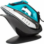 Fer à Repasser Sans Fil sans Fil Vapeur 2in1 2600W Brosse Céramique