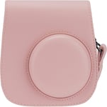 Étui de Protection et de Transport Compatible avec Fujifilm Instax Mini 11/9/8/8+ Instant Photo avec Pochette pour Accessoires et bandoulière réglable. (Rose)