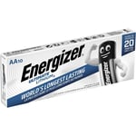 ENERGIZER Lot de 10 piles Ultimate LITHIUM, Mignon, AA, LR6, 1,5 V