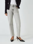 rag & bone Harlow Mid Rise Straight Cut Jeans, Glacier