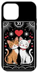 iPhone 12 mini Tarot Card Mystic Cats | The Lovers Valentines Day Couples Case