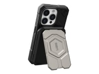 Uag - Lomme For Mobiltelefon - Med Stativ - Magsafe-Samsvar - Svart, Titan