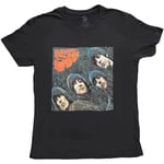 The Beatles Ladies T-Shirt: Rubber Soul Album Cover (Medium)