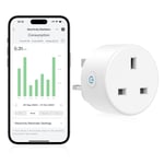 EIGHTREE Smart Plug with Energy Monitoring, Smart Plugs Work with Alexa 13A