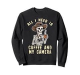 All I Need Is Coffee And My Camera Photographer Photography Sweatshirt