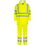 Lyngsøe PU regnset, High-Vis gul, klass 3, storlek S