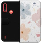 Tegnebogsetui til Motorola Moto E7 Power med Blomster motiv