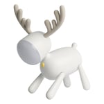 Lampe cerf LED lampe de bureau cerf dessin animé USB veilleuse avec lampe de bureau de lecture (blanc, 1 pièce) 169 × 159 × 240 mm-