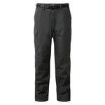 Craghoppers Mens Kiwi Classic Trousers (Black Pepper) material_Synthetic - Size 26 Short