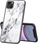 Cas De Téléphone Pour Apple Iphone 11 Étui De Protection Antichoc À Encliqueter Avec Motif En Marbre À Coque Arrière En Verre Pour Iphone 11 Ls Marble Green