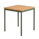 Brafab Nox kafébord Bambus/nordic green 70 x 70 cm