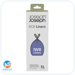 Joseph Joseph Eco Liners Iw8 Eco Recycled Plastic Bin Liners, 5 Litre Pack of 20