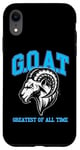 iPhone XR G.O.A.T. Shirt, Goat shirt, greatest of all time, retro rap Case